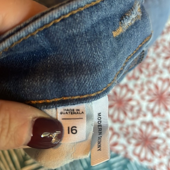 Loft size 16 straight leg denim - Picture 2 of 5